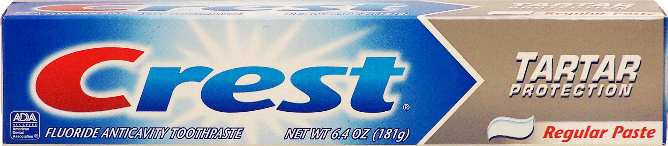 Crest&nbsp;&nbsp;fluoride anticavity toothpaste, tartar protection, regular paste Full-Size Picture